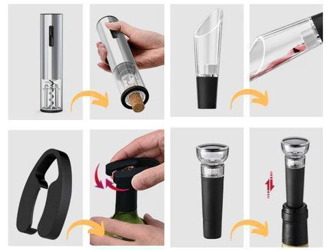 Sacacorchos eléctrico automático vinos
