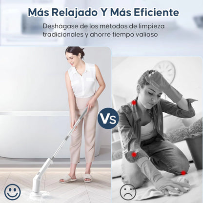 Cepillo Electrico Giratorio De Limpieza Tornado 9 en 1