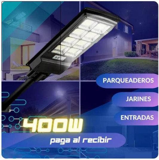 Lámpara Solar Led 616B con luz Blanco fr