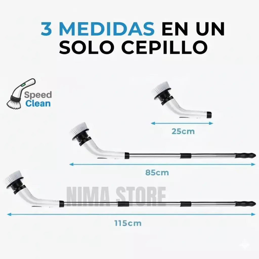 Cepillo Electrico Giratorio De Limpieza Tornado 9 en 1