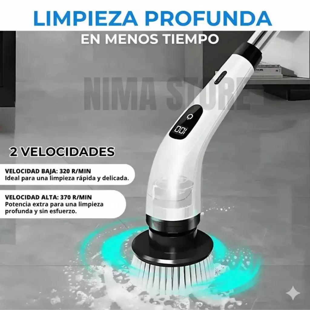 Cepillo Electrico Giratorio De Limpieza Tornado 9 en 1
