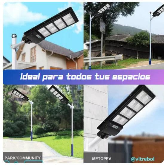 Lámpara Solar Led 616B con luz Blanco fr