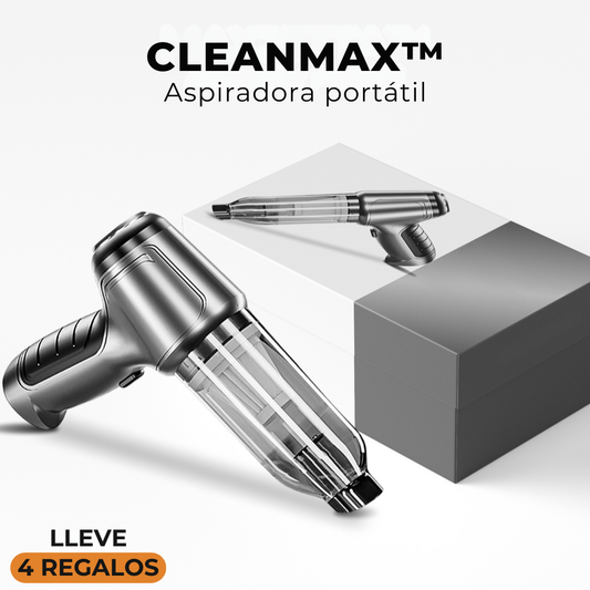 ASPIRADORA CLEANMAX™ Y 4 ACCESORIOS EXCLUSIVOS + (REGALO EXCLUSIVO Y ENVÍO GRATIS HASTA LAS 23:59)