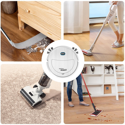 2X1 Robot Aspirador Inteligente 3 en 1 + Garantia Extendida de 1 AÑO GRATIS!!