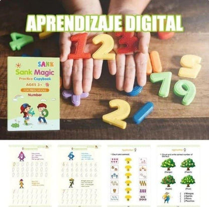 Super Kit de 4 Libros de Caligrafia Reutilizables con Tinta Mágica™ - Educacion