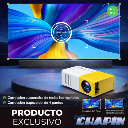 Projetor Premium 4K 120 Pulgadas + 1 Año de Garantia Extendida y Regalos Exclusivos!