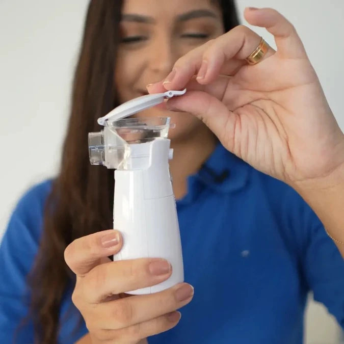 Nebulizador Portátil Ultra Silencioso + 3 Mascarillas de Regalo y Envío Gratís!