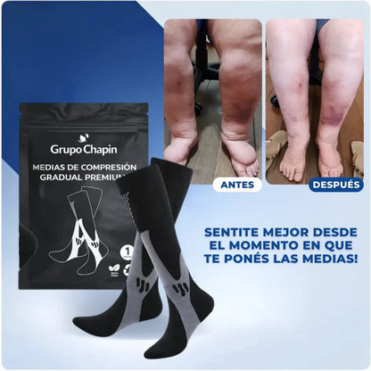 NeuroMedias™ Sistema de Compresión Progresiva - Termina tu día sin dolor!