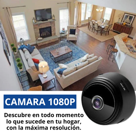 Mini Cámara de Seguridad PREMIUM y Regalos Exclusivos + 1 Año de Garantía Extendida