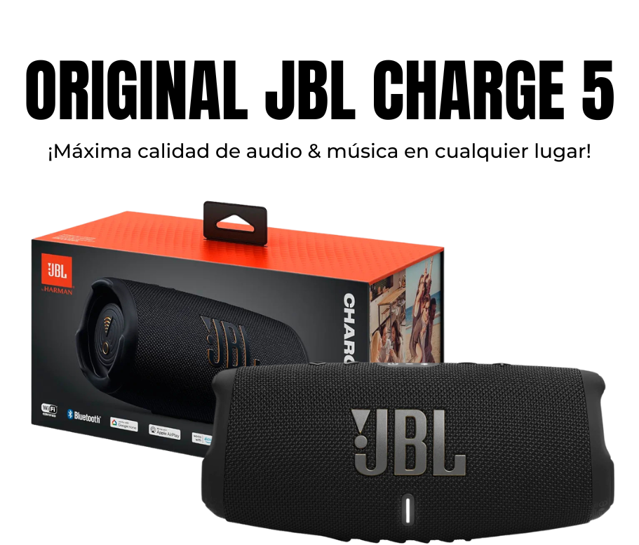 JBL Charge 5 – Parlante Bluetooth Portátil + Envío Gratís y Regalos Exclusivos JBL!