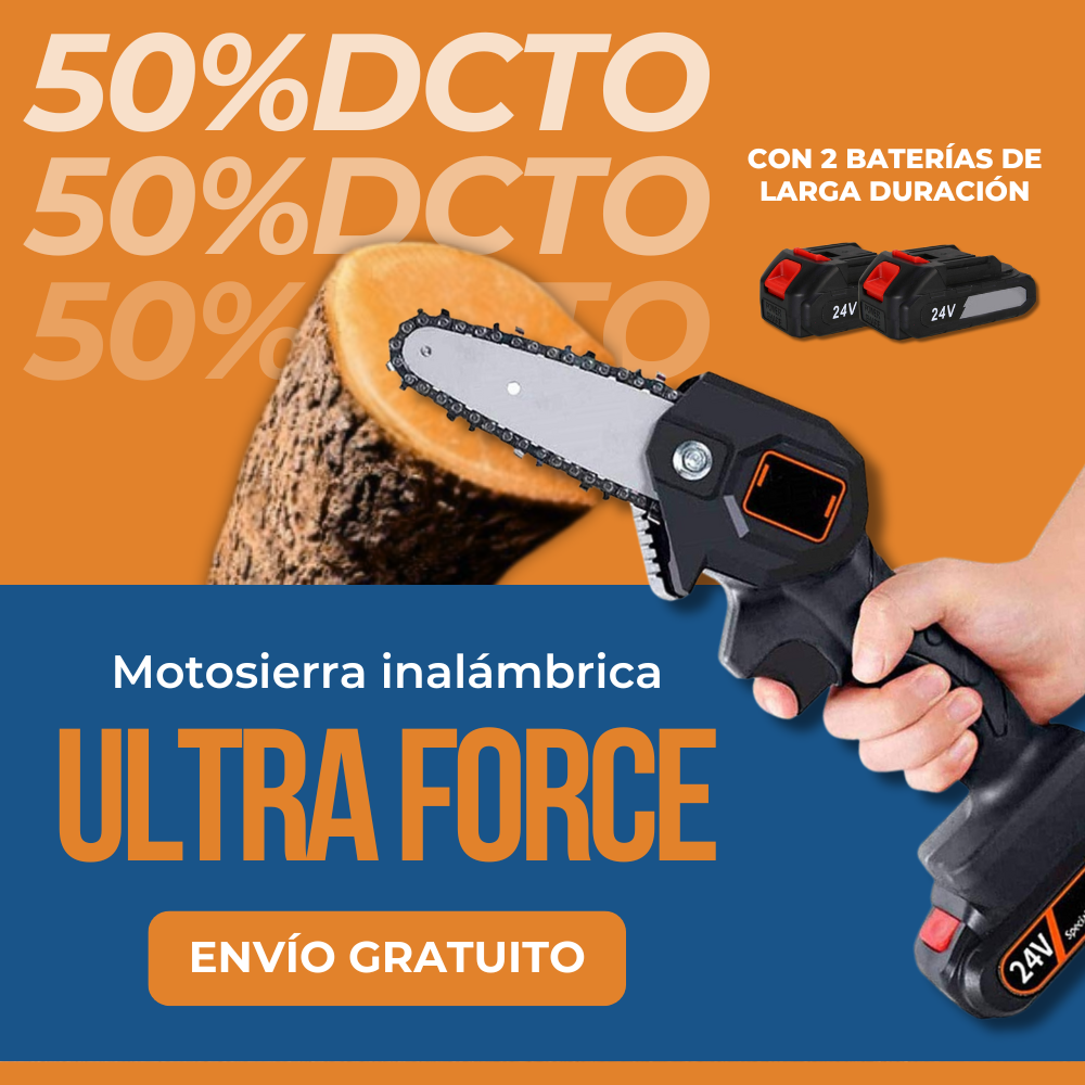 Mini Motosierra Premium Chapin - más POTENTE que Makita, DeWALT - 1 Año de Garantía + Regalos!