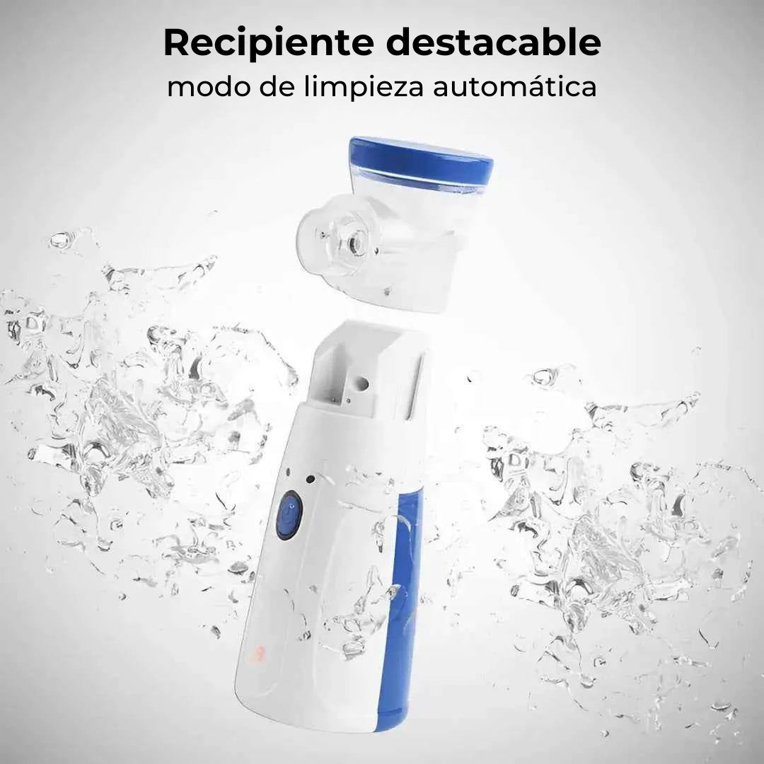 Nebulizador Portátil Ultra Silencioso + 3 Mascarillas de Regalo y Envío Gratís!