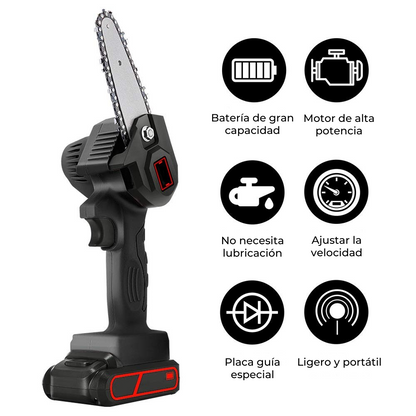 Mini Motosierra Premium Chapin - más POTENTE que Makita, DeWALT - 1 Año de Garantía + Regalos!