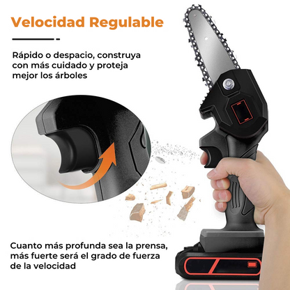 Mini Motosierra Premium Chapin - más POTENTE que Makita, DeWALT - 1 Año de Garantía + Regalos!