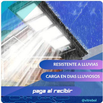 Lámpara Solar Led 616B con luz Blanco fr