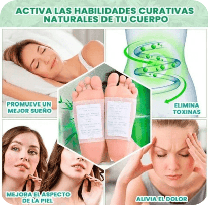 Parches Kinoki Desintoxicación 🌿🔥 ¡PAGA 2 Y LIÉVATE 6! [últimas unidades] 🔥