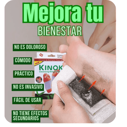 Parches Kinoki Desintoxicación 🌿🔥 ¡PAGA 2 Y LIÉVATE 6! [últimas unidades] 🔥
