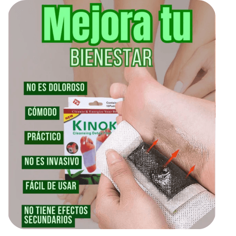 Parches Kinoki Desintoxicación 🌿🔥 ¡PAGA 2 Y LIÉVATE 6! [últimas unidades] 🔥