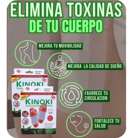 Parches Kinoki Desintoxicación 🌿🔥 ¡PAGA 2 Y LIÉVATE 6! [últimas unidades] 🔥