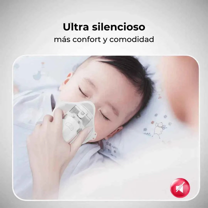 Nebulizador Portátil Ultra Silencioso + 3 Mascarillas de Regalo y Envío Gratís!