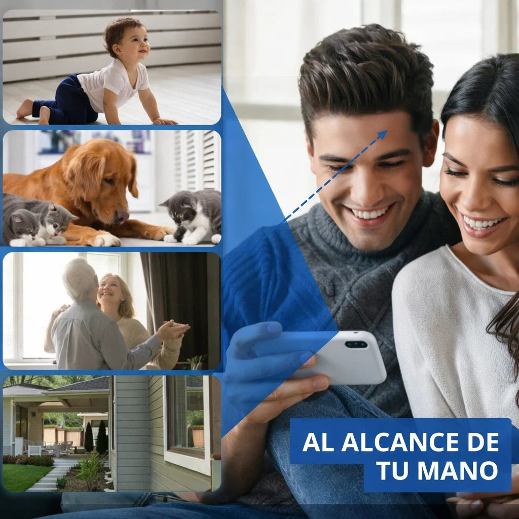 Mini Cámara de Seguridad PREMIUM y Regalos Exclusivos + 1 Año de Garantía Extendida