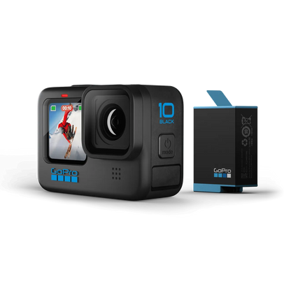Fotocamera Professionale GoPro Hero 10 + Garanzia Estesa (5.3K FULL HD)