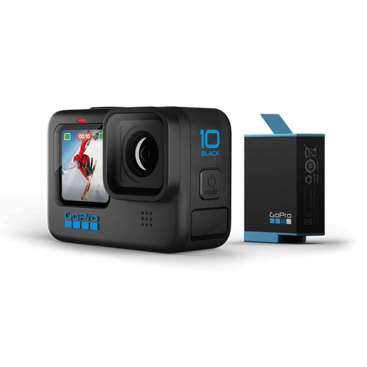 Fotocamera Professionale GoPro Hero 10 + Garanzia Estesa (5.3K FULL HD)