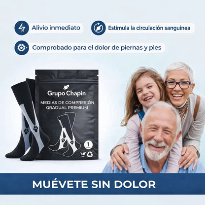 NeuroMedias™ Sistema de Compresión Progresiva - Termina tu día sin dolor!