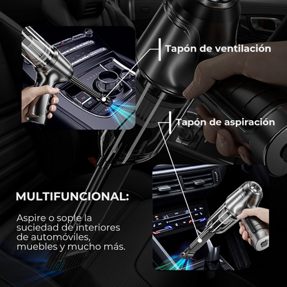 ASPIRADORA PORTÁTIL CON 5 REGALOS GRATIS + 1 AÑO DE GARANTIA!